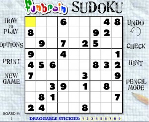 sudoku divertido en matemática