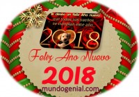 feliz año nuevo 2018 mundo genial