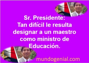 ministro de Educación