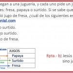 Jesús, Elías y Carlos llegan a una juguería, ......