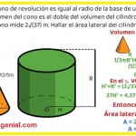 la altura de un cono.....
