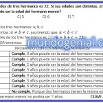 la suma de las edades .....