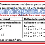 un padre decide repartir 765.....